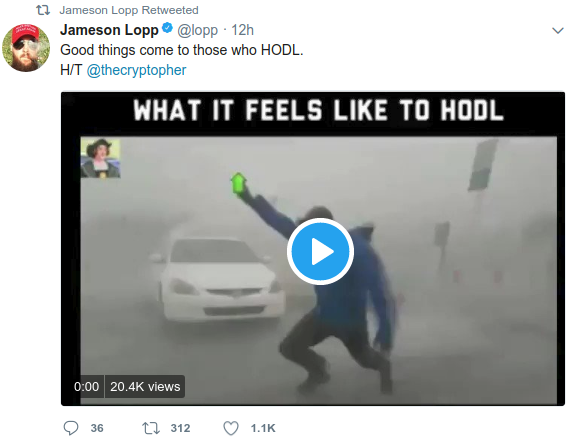 Good things come to those who HODL